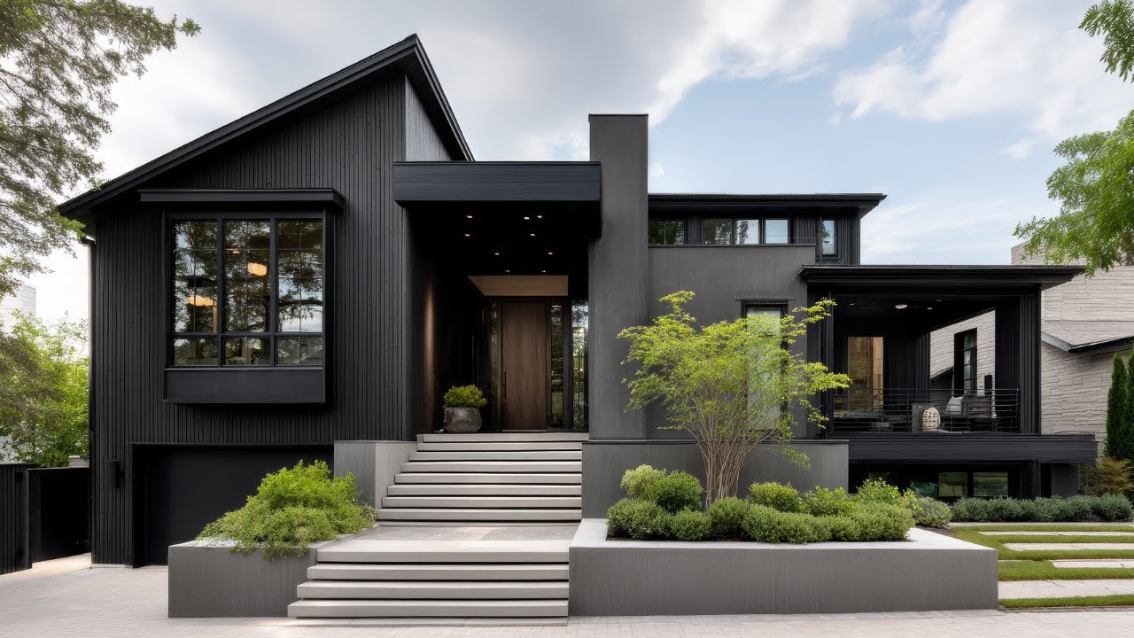 Inside a Black Modern Minimalist Home | Bold & Elegant Interiors 2026