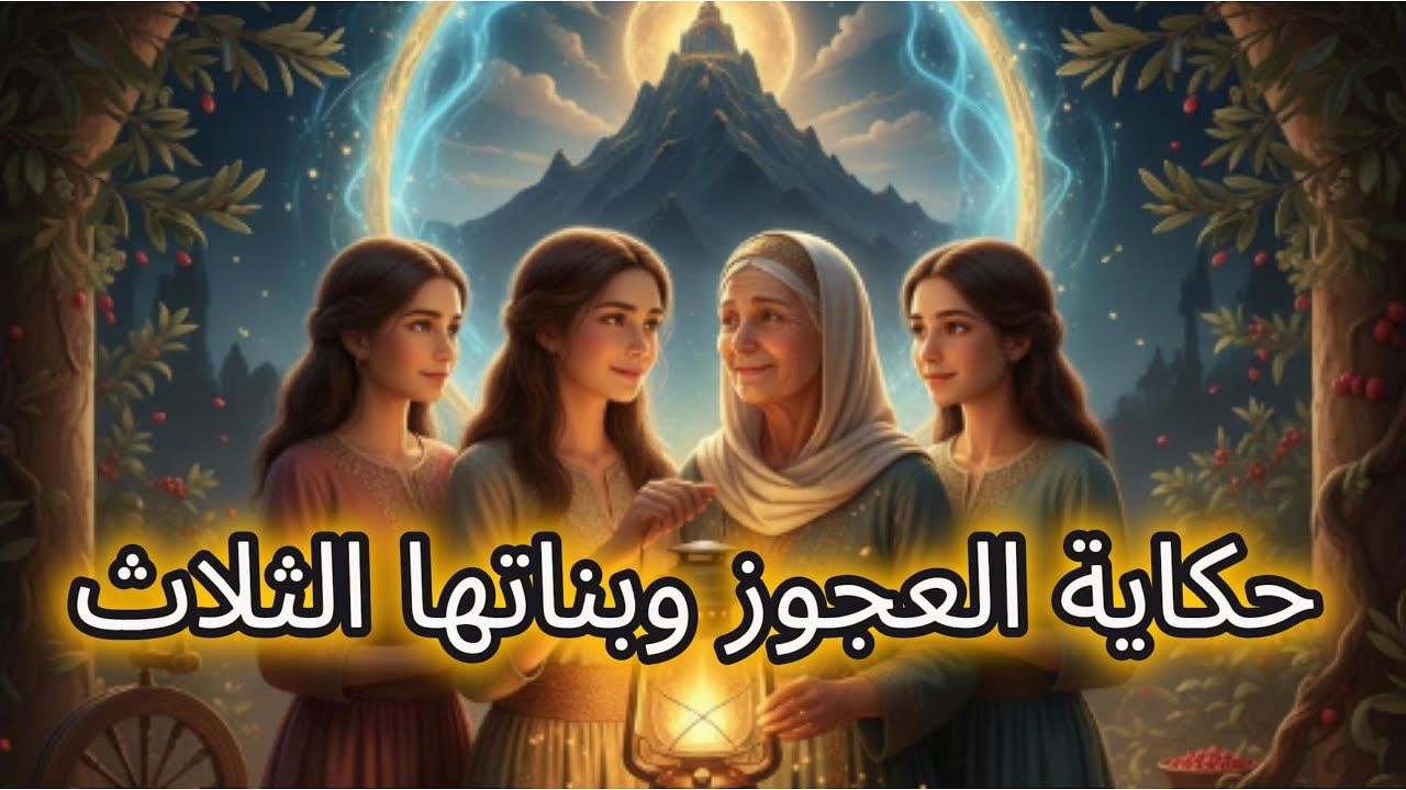 قصة العجوز وبناتها الثلاث، من القصص الخيالية والمعبرة!