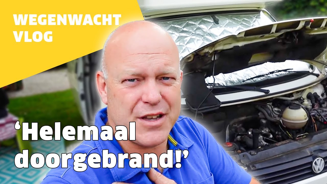 ROBERT repareert VOLKSWAGEN CAMPER T4 met rokende MOTOR | Wegenwacht vlog