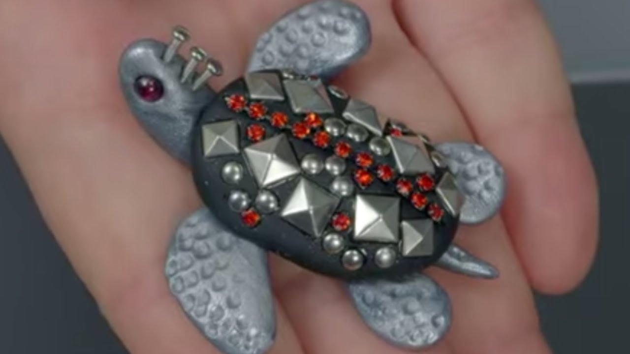 Creating a Polymer Clay Punk Turtle