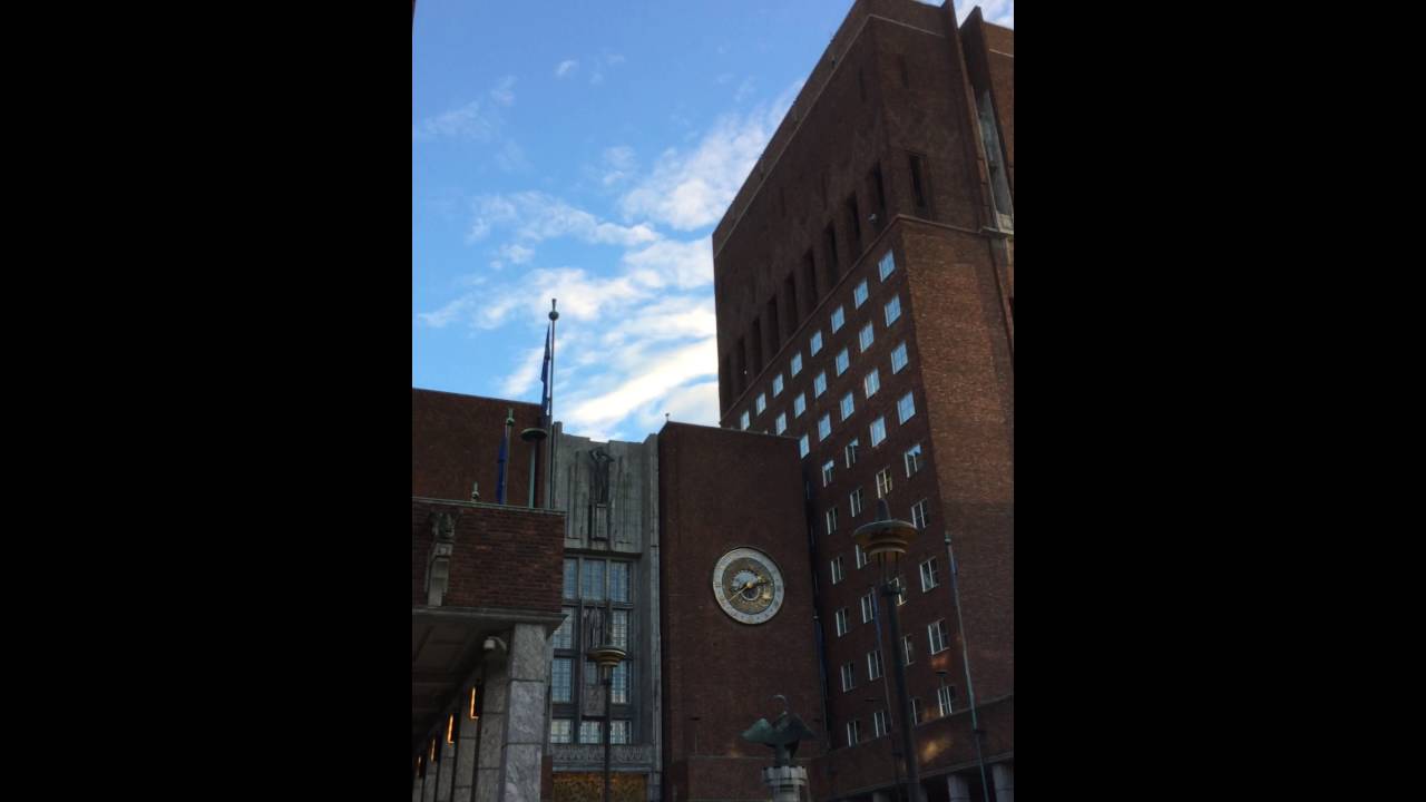 ABBA´s Dancing Queen chiming from Oslo City Hall