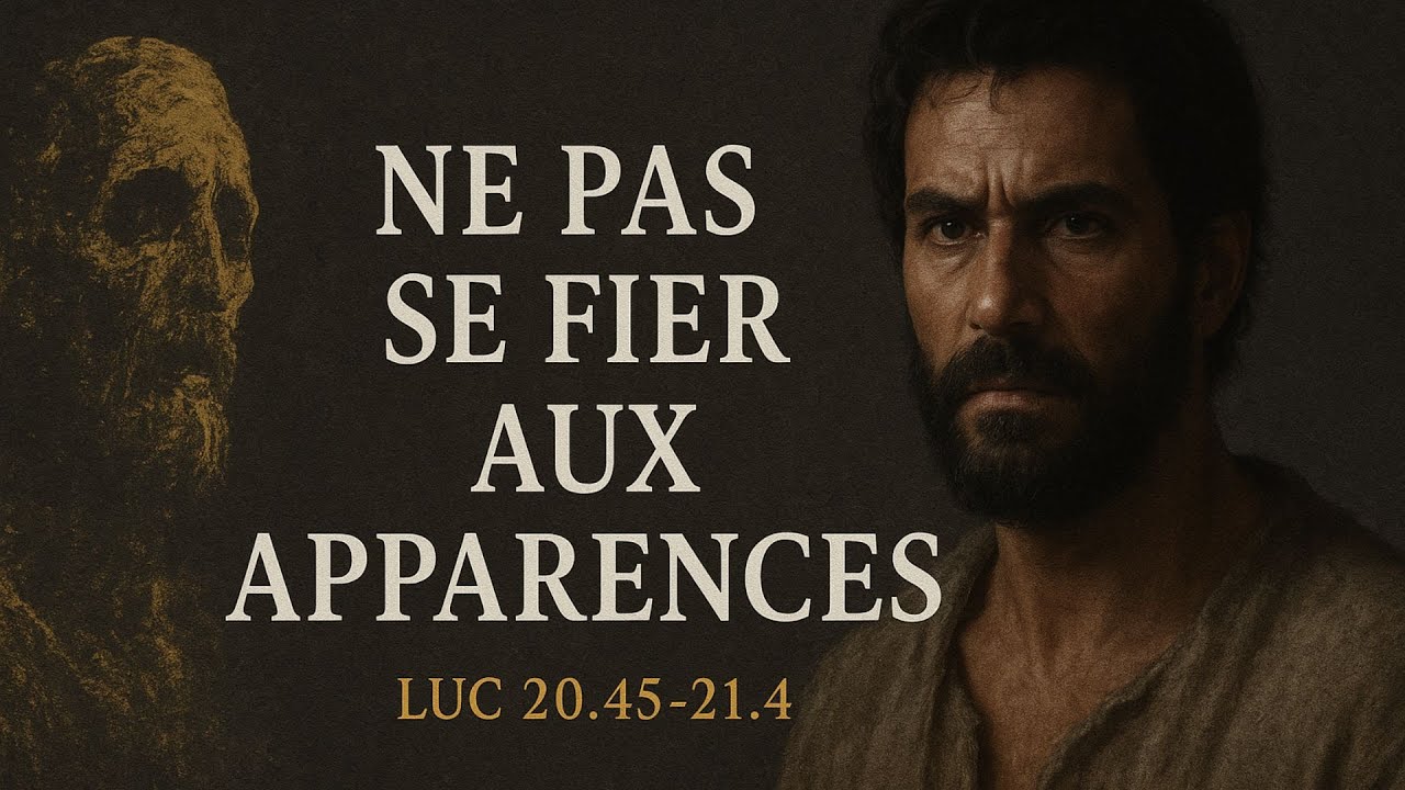 Ne pas se fier aux apparences Luc 20.45-21.4 || Parole Vivante et d'espoir ||