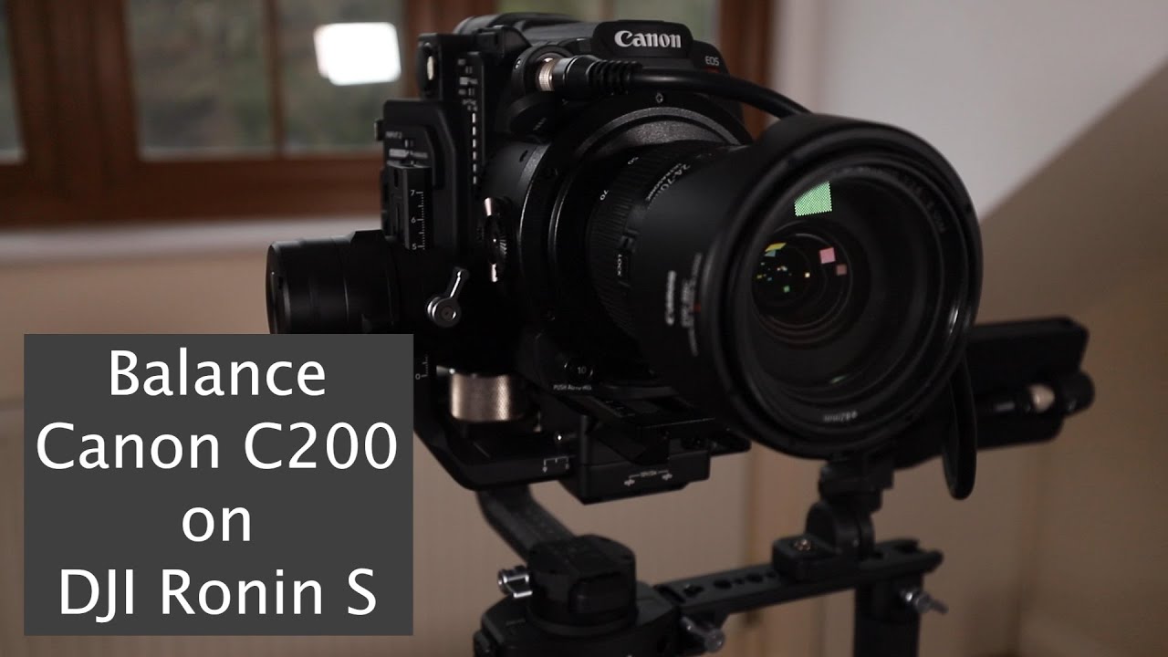Balance Canon c200 on Ronin S