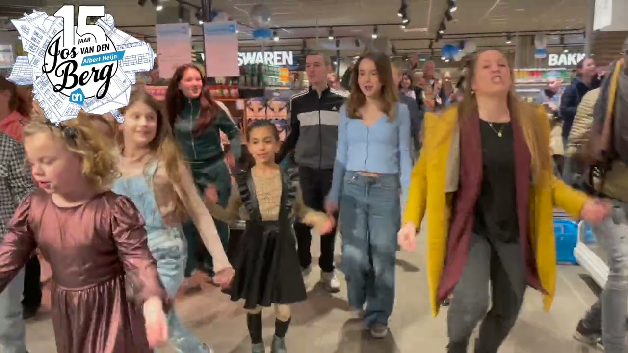Flashmob Albert Heijn Jos van den Berg