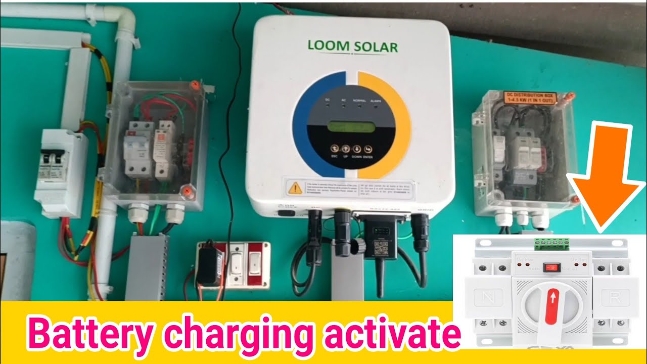 Use On-Grid Solar with Off-Grid Inverter & ATS | Run Home Load & Charge Battery Without Grid Power