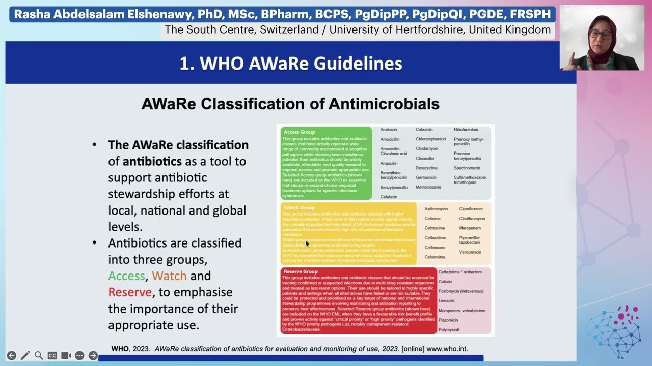 Combating Antimicrobial Resistance Through Real-World Implementation - Rasha Elshenawy