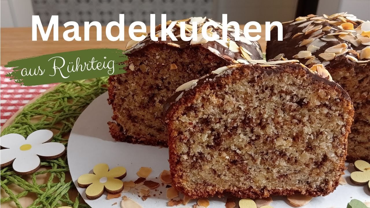Mandelkuchen aus Rührteig