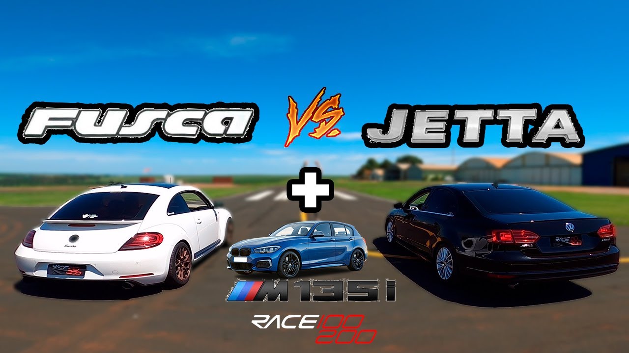 JETTA STG 3 K04 VS FUSCA STG 3 K04 LOBA | DRAG RACE | POTÊNCIAS E MOTORES IGUAIS | QUEM LEVOU?
