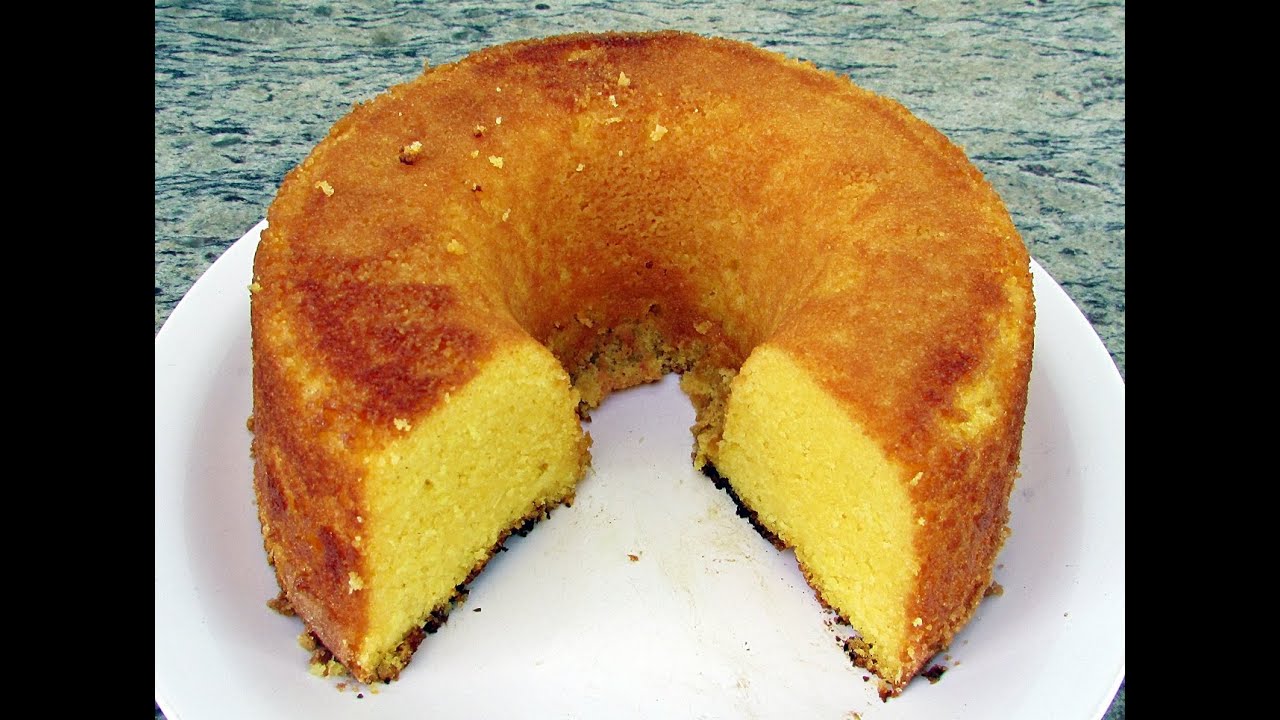 Bolo de milho em lata com fubá (fofinho e molhadinho)