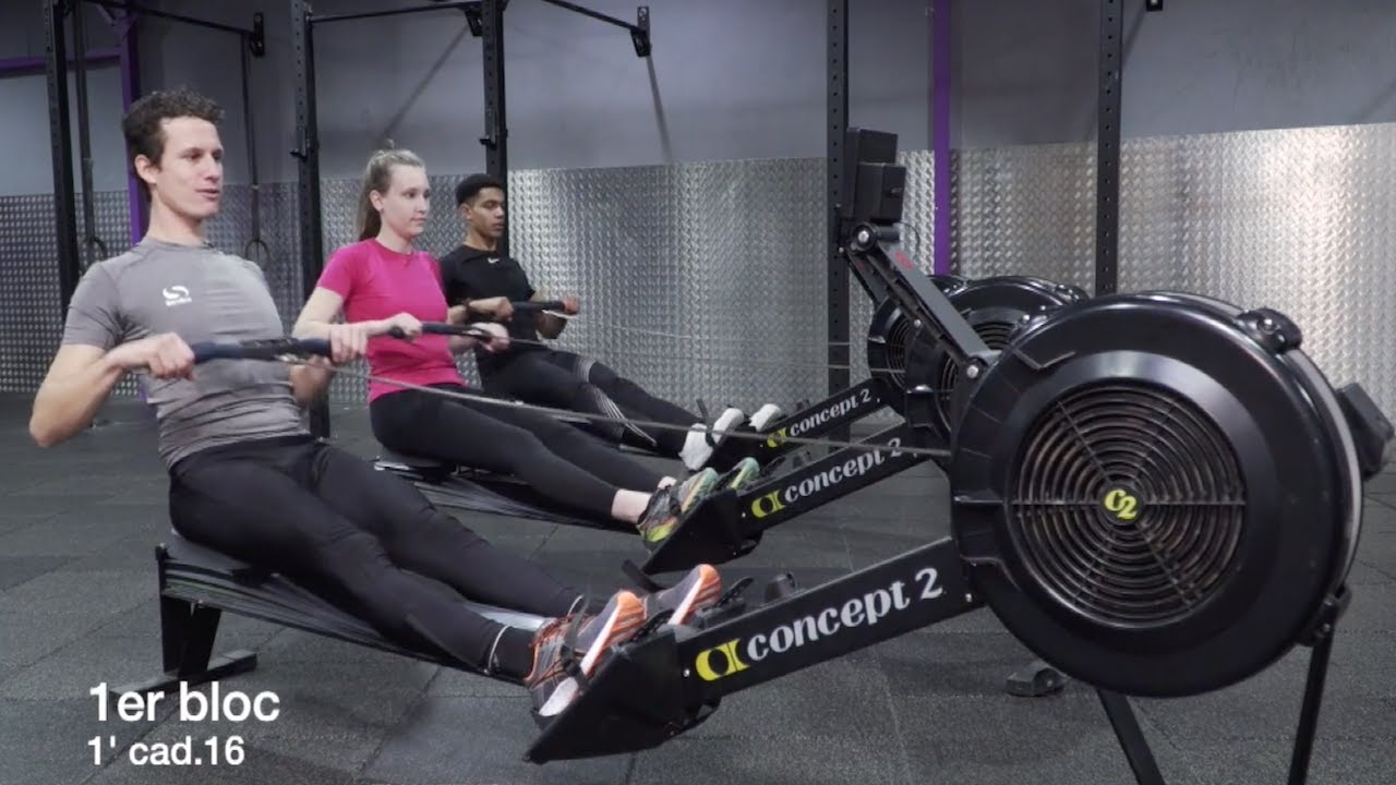 Séance rameur pour perdre du poids