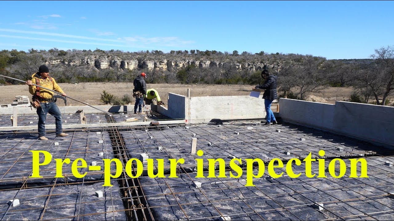What is a pre-pour inspection?  - Texas Barndominiums Episode 16
