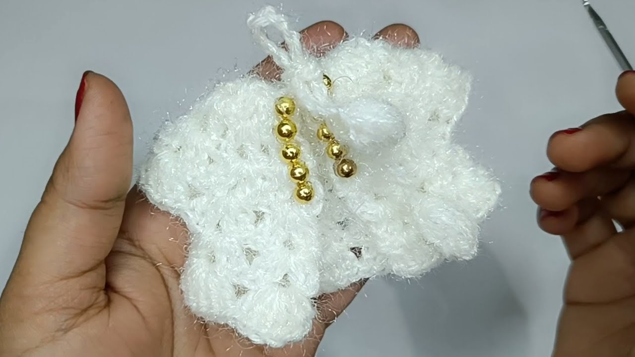 आसान तरीके से बनाएँ 3,4 नंबर लडडू गोपाल जी की  कोटि ll how to make crochet new design winter Koti
