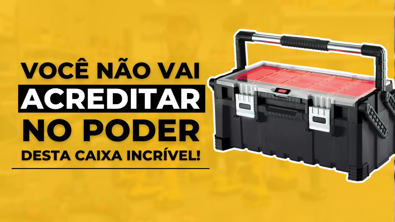 Prepare-se para ser surpreendido pelo força dessa caixa de ferramentas! Inacreditável!