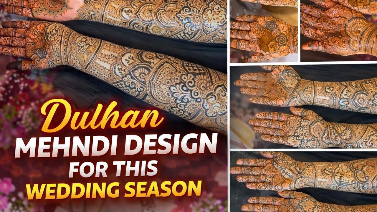 Dulhan Mehndi Design for This Wedding Season 💍 | Latest Bridal Mehndi Trends #mehndi #dulhanmehndi 