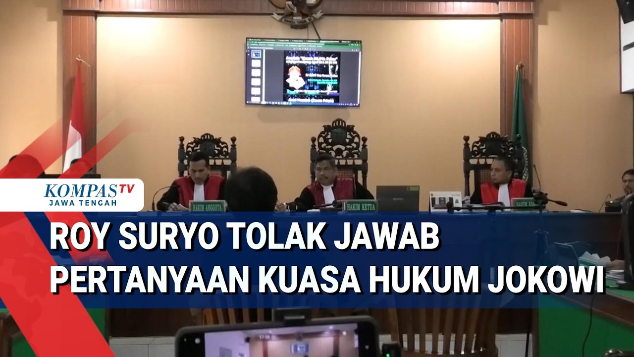 Roy Suryo Tolak Jawab Pertanyaan Kuasa Hukum Jokowi