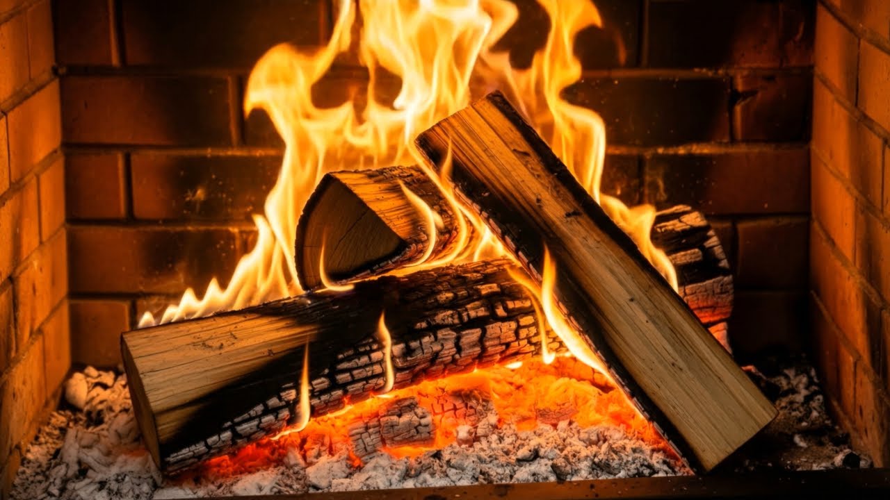 🔥 Fireplace Evenings of Calm | Soothing Crackling Fire for Sleep, Study & Relaxation