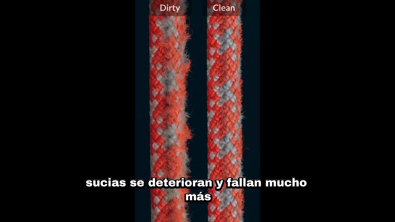 Cuerda de Escalada - Cuidados y Lavado