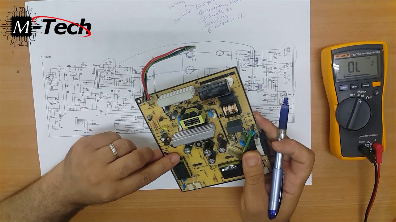 الفحص الاستاتيكى للانفيرتر lcd Inverter Static measure