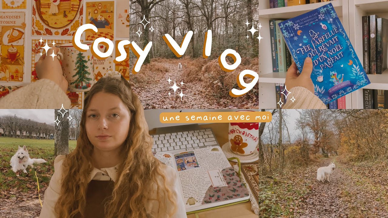 Illustration, romance de Noël et book haul🎄⛸️Cosy Vlog