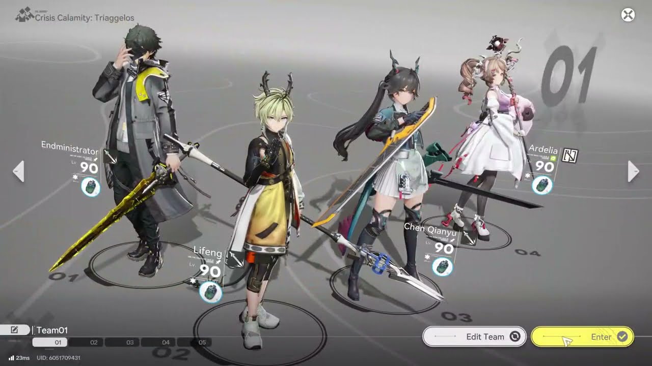 Triaggelos trim - Endmin, Lifeng, Chen, Ardelia