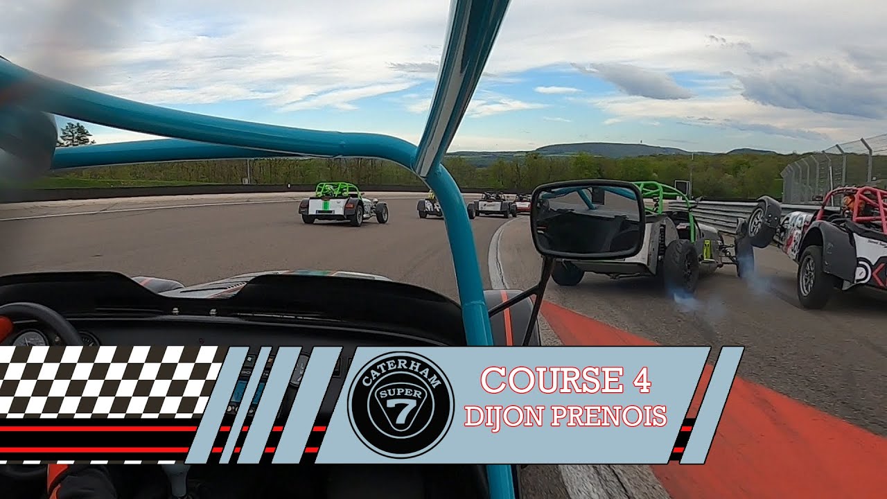 Championnat Caterham 2025 - Course 4 Dijon Prenois : contacts au virage 1 !