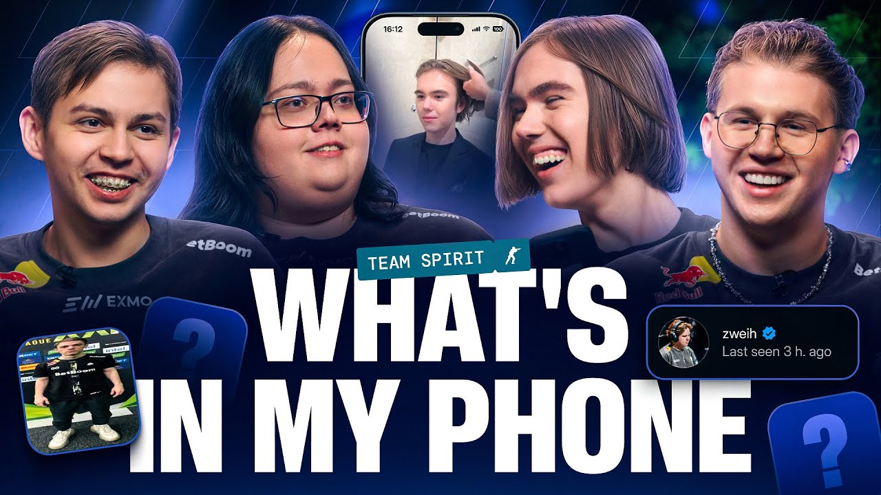 TEAM SPIRIT: ЧТО В МОЕМ ТЕЛЕФОНЕ?