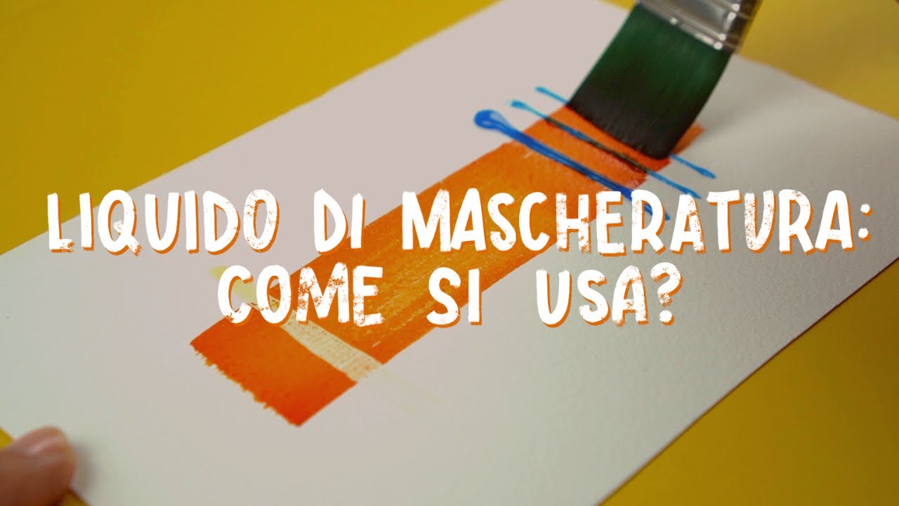 Come si usa il Liquido di Mascheratura - Masking Fluid per acquerello