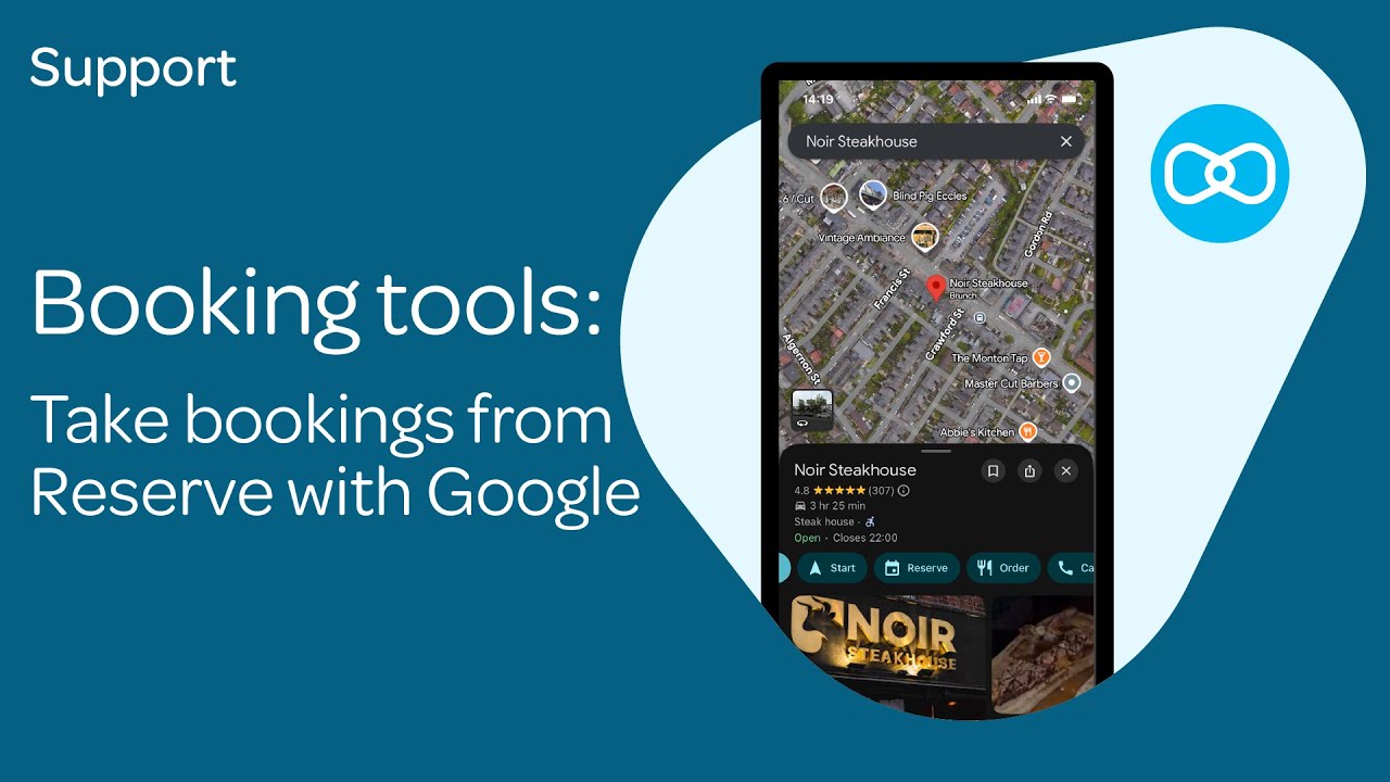 Booking tools: Reserve with Google