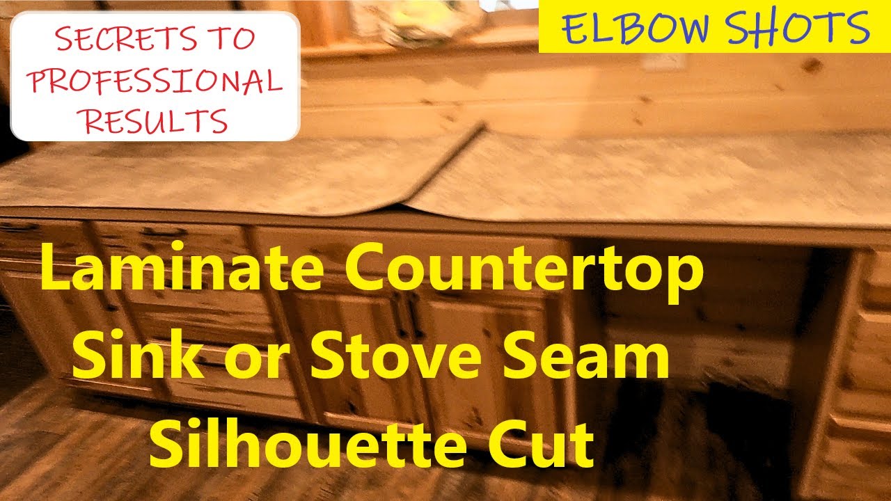 Laminate Countertop Sink or Stove Seam: The Silhouette Cut
