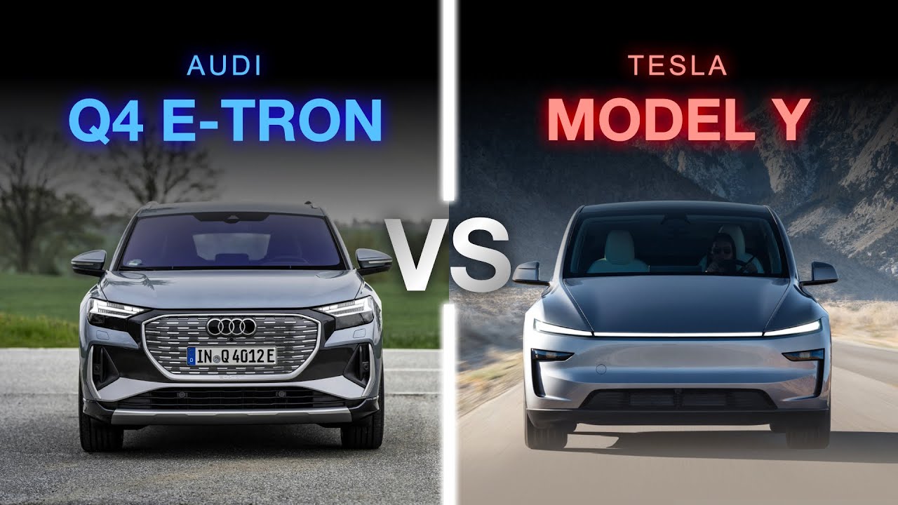НОВАЯ Tesla Model Y против Audi Q4 e-tron | КАКАЯ ИЗ НИХ?