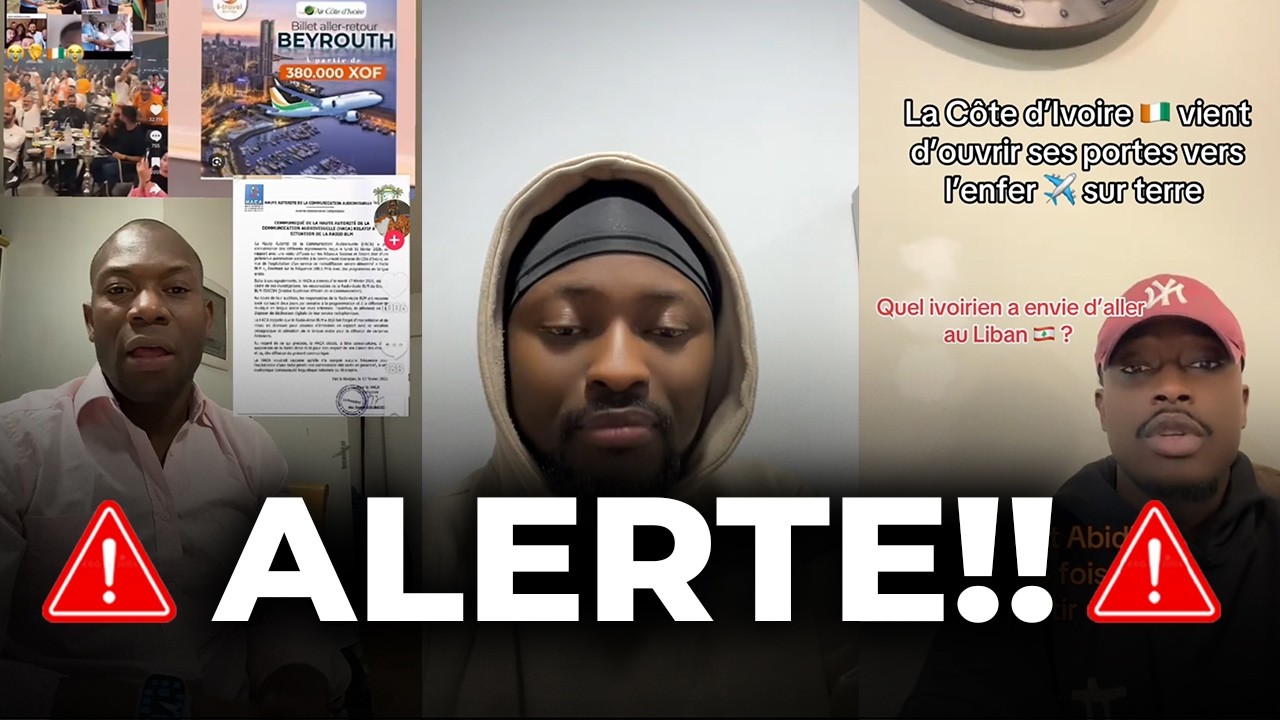 [🚨ALERTE] LA CÔTE D'IVOIRE VA S0MBRÉ SI LES IVOIRIENS NE SE RÉVEILLE PAS