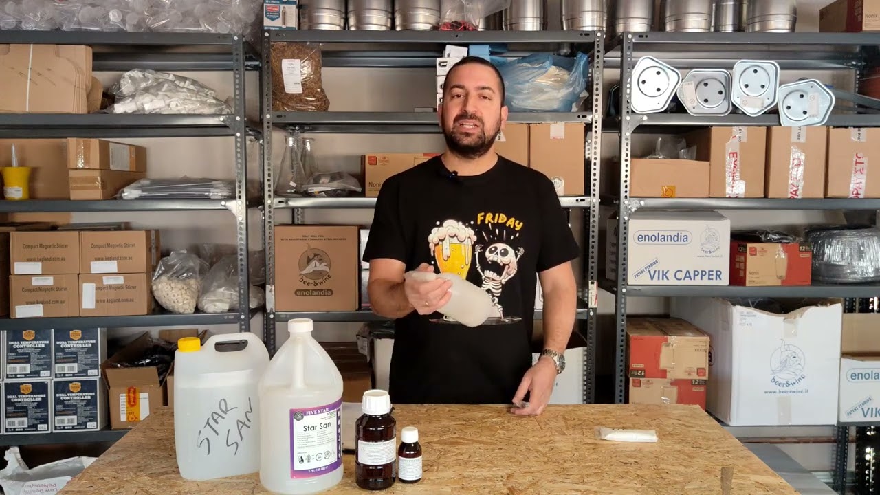 Απολυμαντικά στην οικιακή ζυθοποίηση