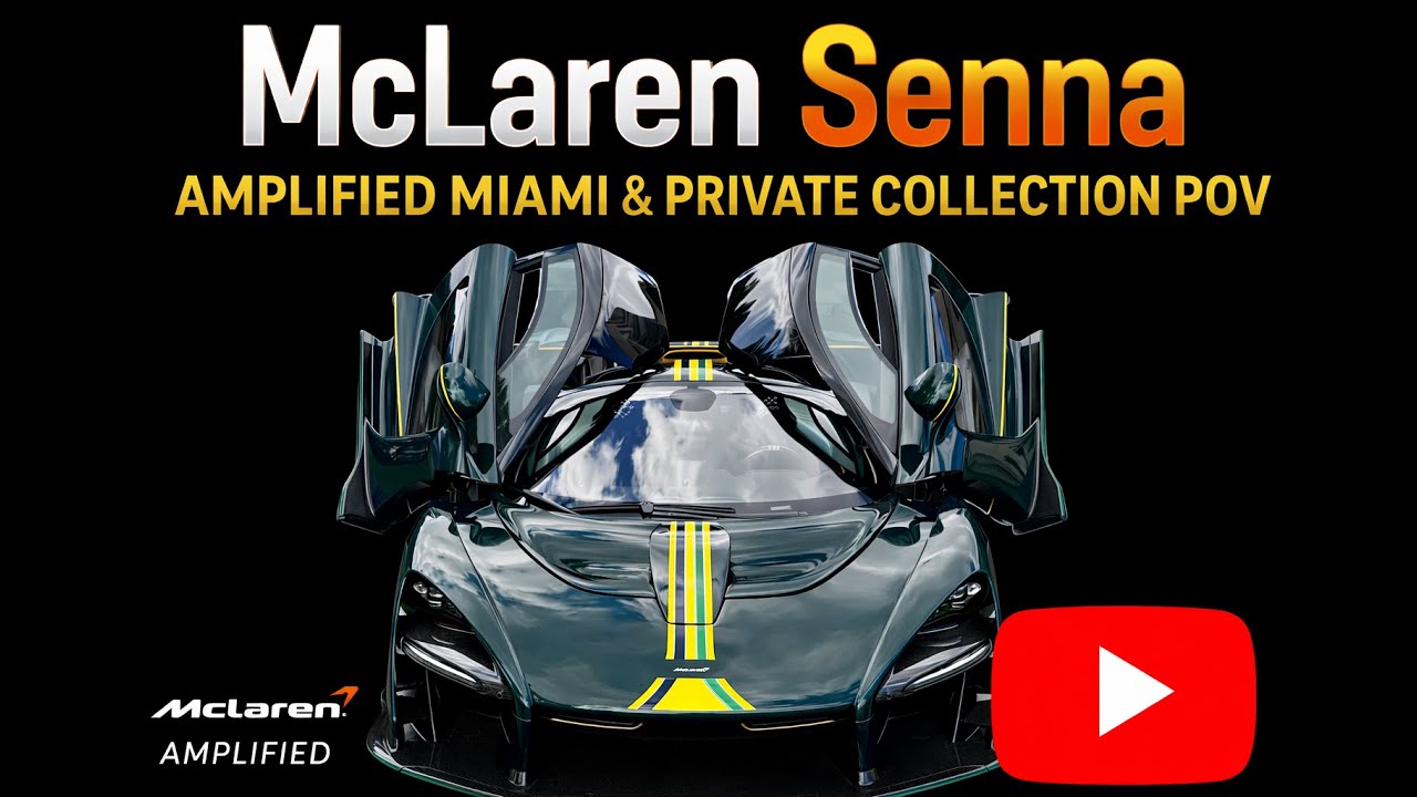 McLaren Senna | McLaren Amplified Miami Opening → Private Collection POV