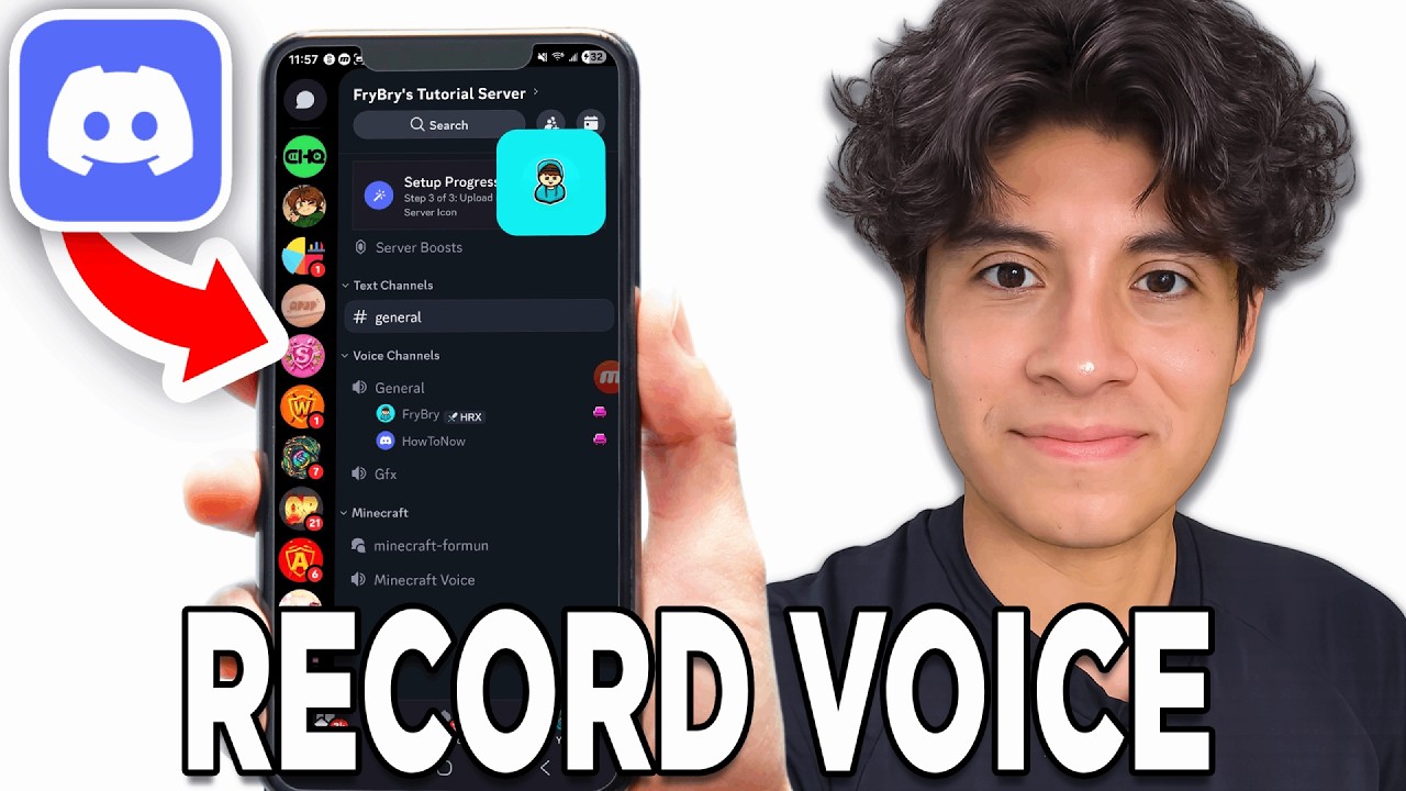 Как записать голос в Discord Mobile! - Учебное пособие