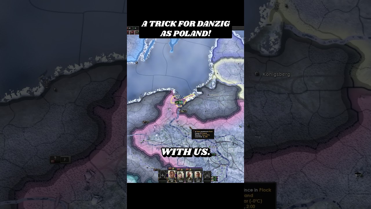 A Trick For Danzig As Poland! #hoi4 #heartsofiron4