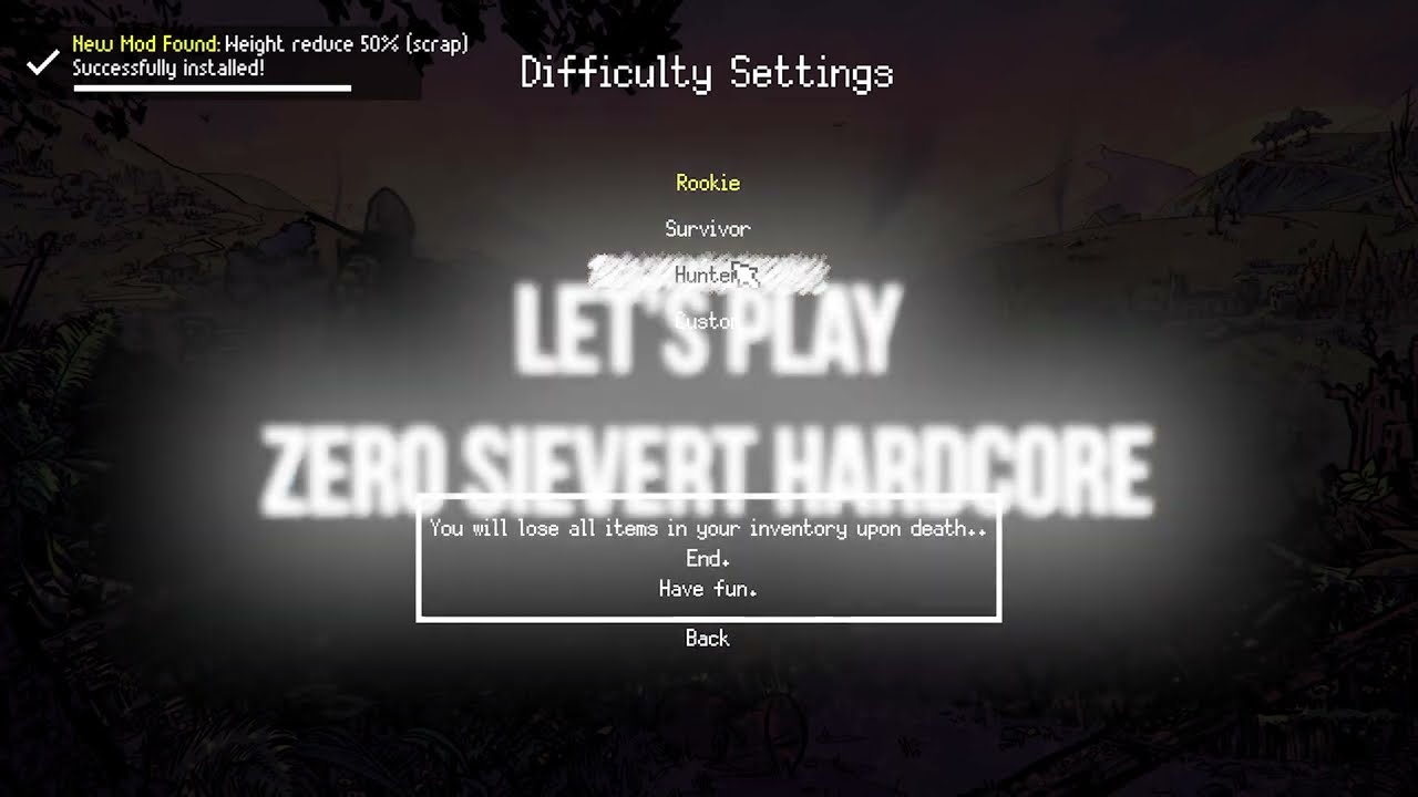 Zero Sievert Hardcore &mdash; One Life, One Extraction (Episode 1)