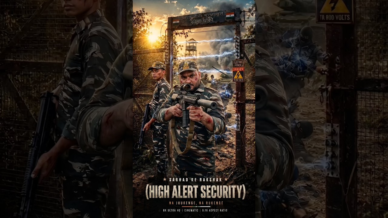 Border par hua high security alert🚨😱🫡 #shorts #youtubeshorts #foryou #army #hearttouching