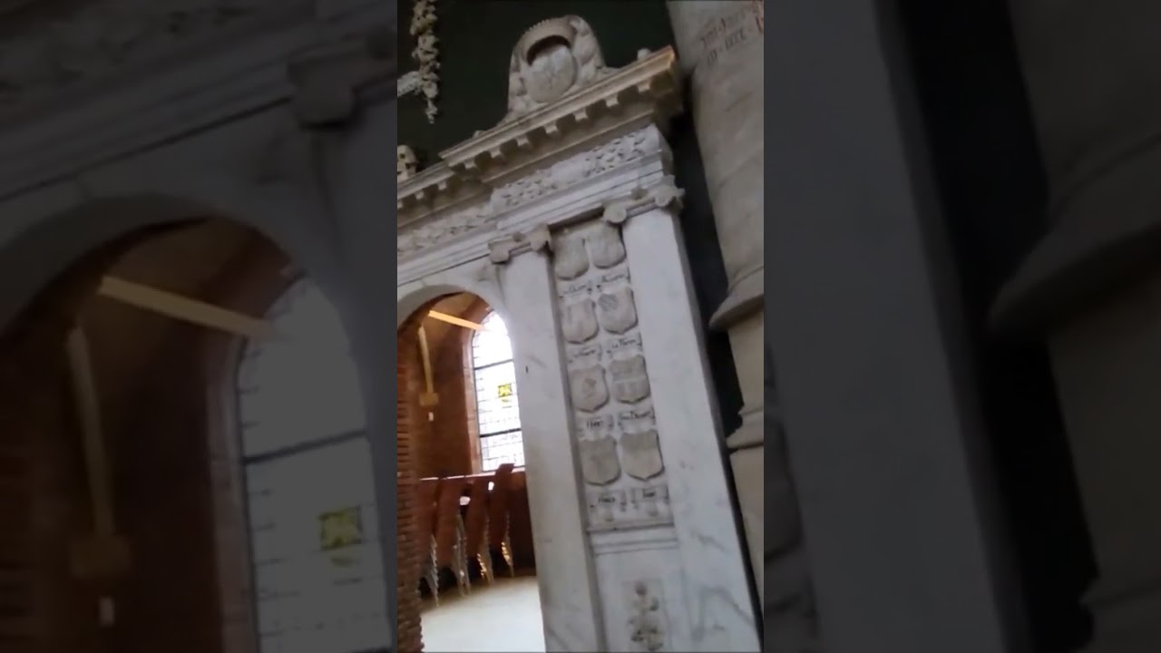 Gothic Mysteries. Golden Gouda. The Sint Janskerk Church. Travel in the Netherlands. Visual Walk