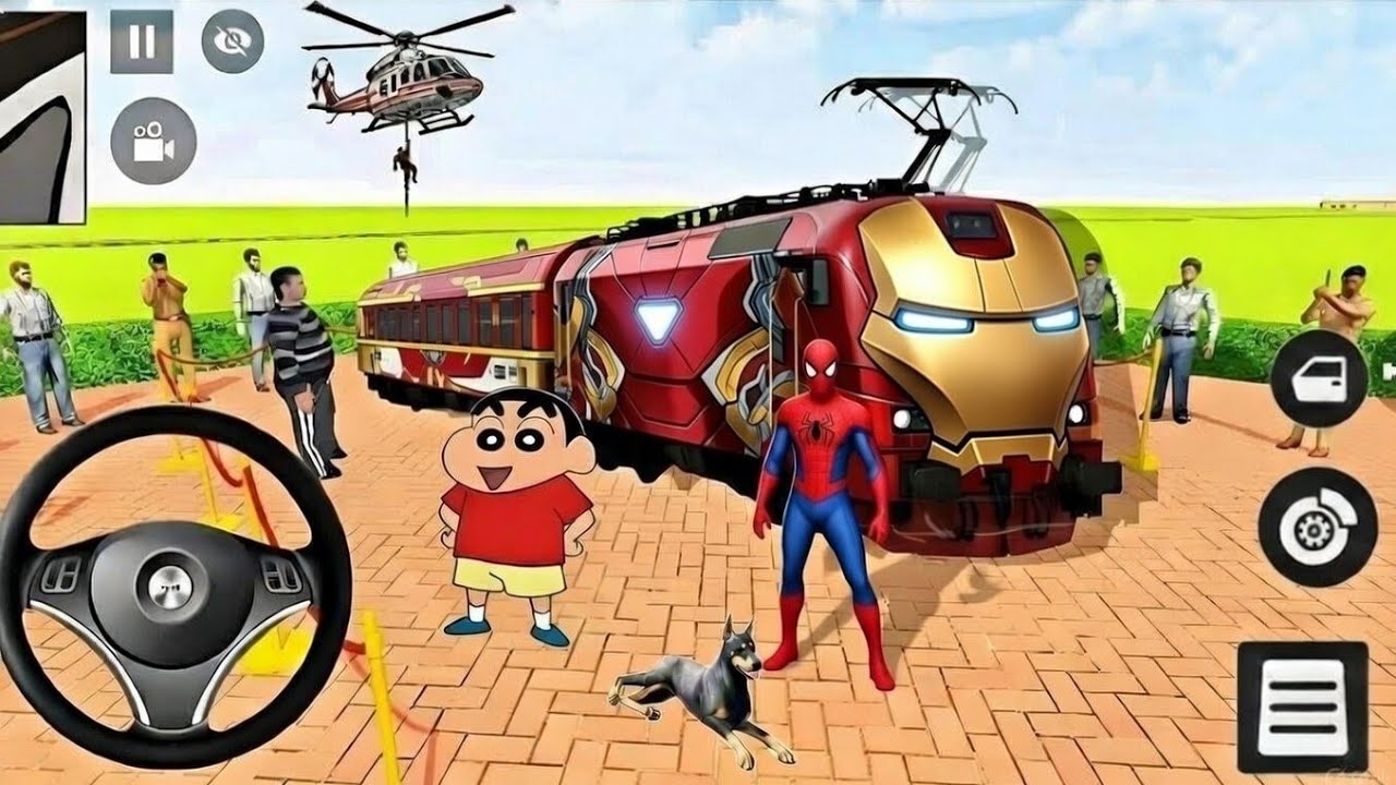 🕷️Spiderman Train,Squid & Granny 3D Game😍Indian Thift Auto Simulator💰Purchase Lot’s of Scary Teacher