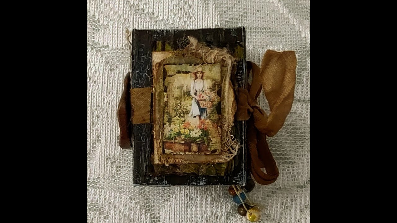 Grungy Garden Miniature Journal - #Journaljigsaw - Creating a Garden Story Collaboration