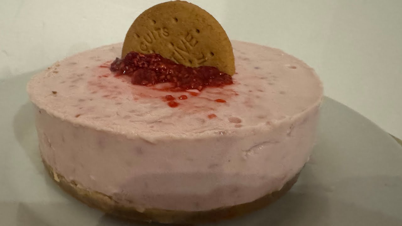 Cheesecake sin queso crema y sin horno 