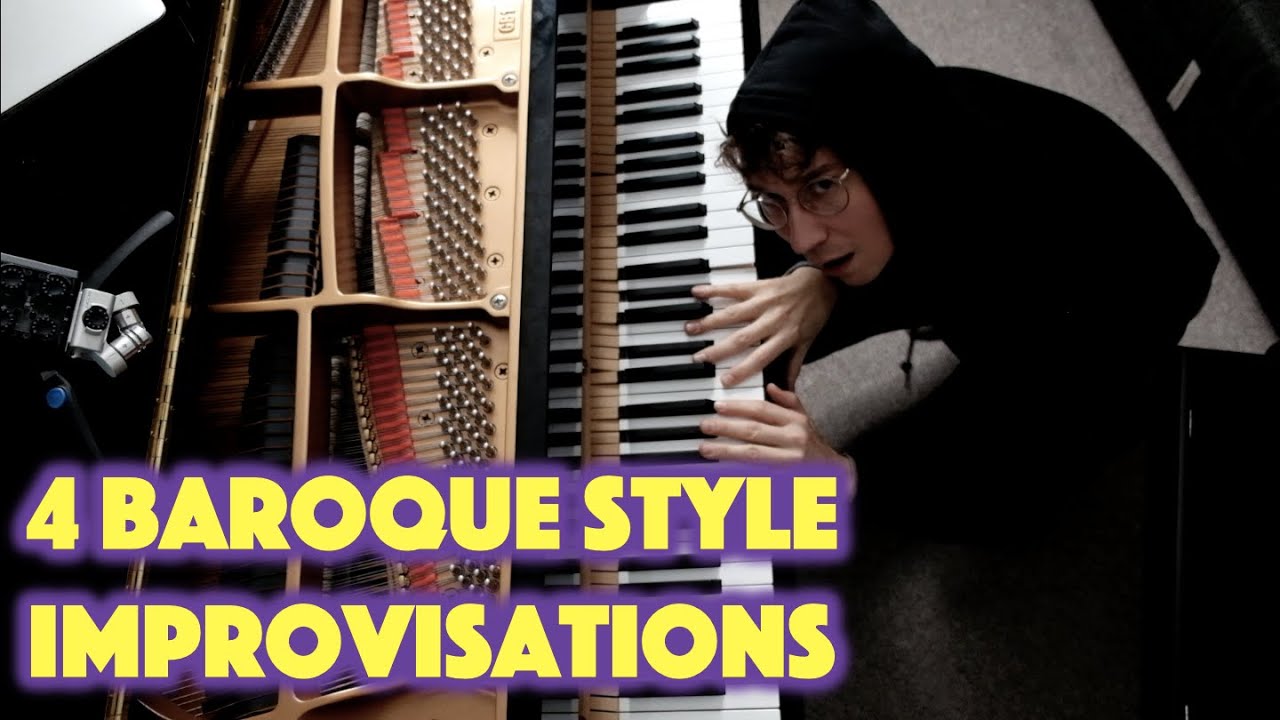 Baroque Style Preludes, Courante and Allemande...