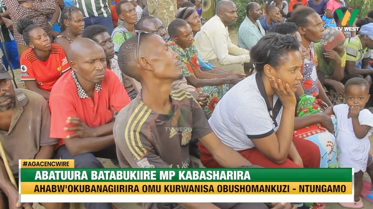AGACENCWIRE: Abatuura batabukire MP Kabasharira ahabw'okubanagiirira omu kurwanisa obushomankuzi.