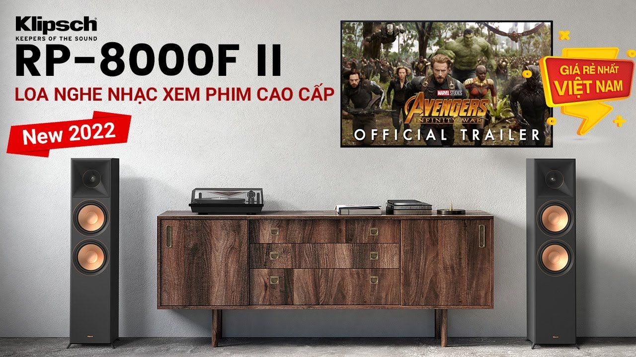 Mang Cả Rạp Phim Về Tận Nhà! Loa Klipsch RP 8000FII 2022, Nghe nhạc Ngọt Ngào, Xem Phim Sống Động