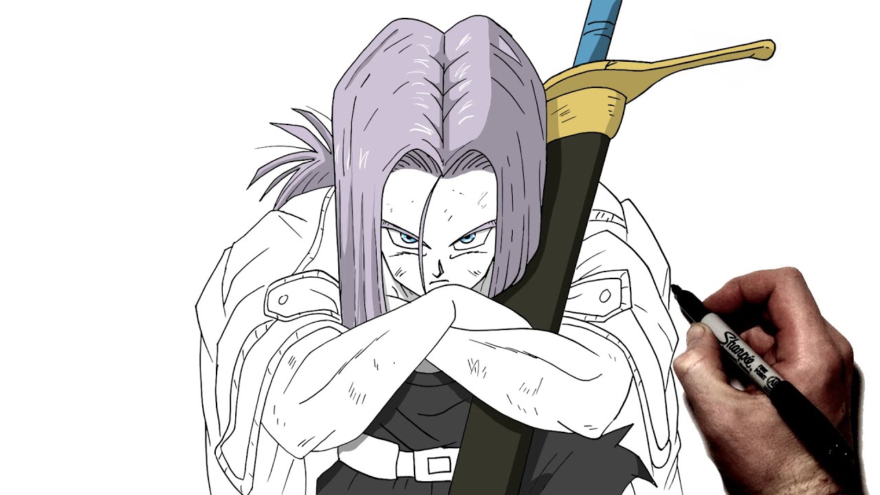 Как рисовать стволы деревьев будущего | Шаг за шагом | Dragon Ball