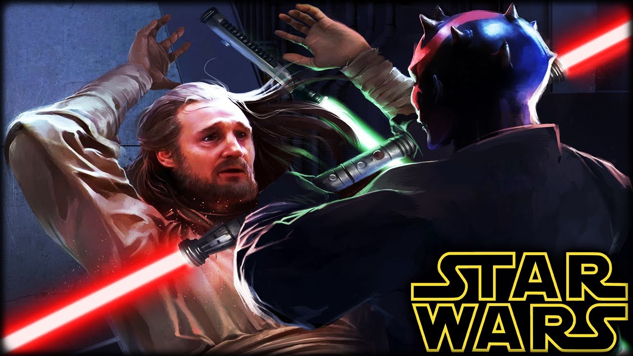POURQUOI QUI GON EST MORT AUSSI FACILEMENT CONTRE DARK MAUL DANS LA MENACE FANTÔME ?