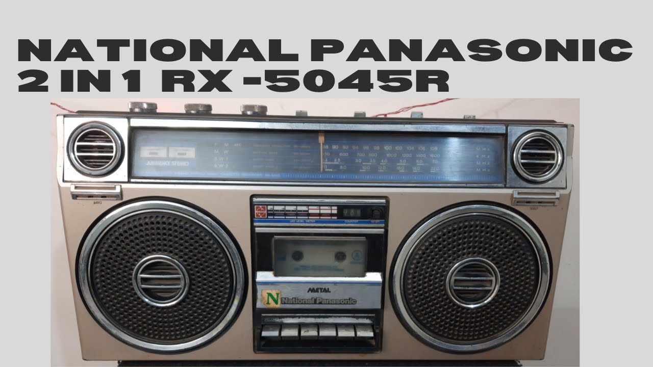 National Panasonic RX 5045R How To Use Kaise Chalaye Price And Connection IN HINDI
