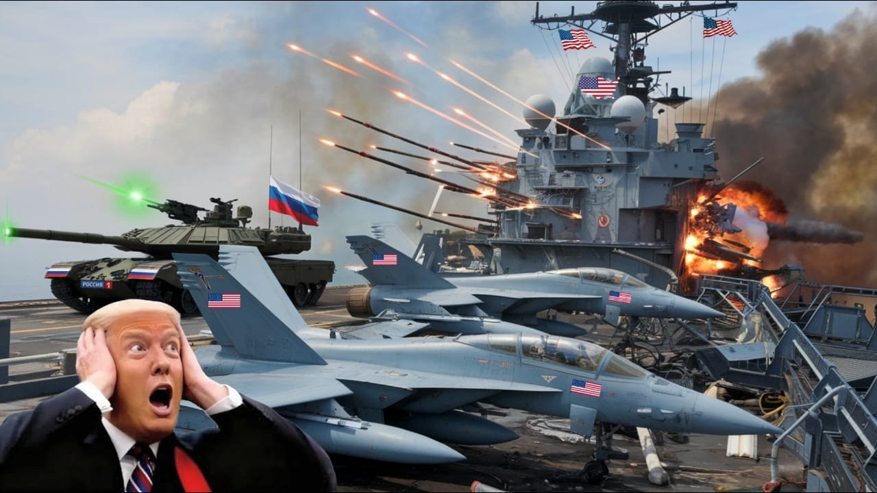 Сегодня! Российские военные атакуют американский авианосец, полный истребителей &ndash; ARMA 3