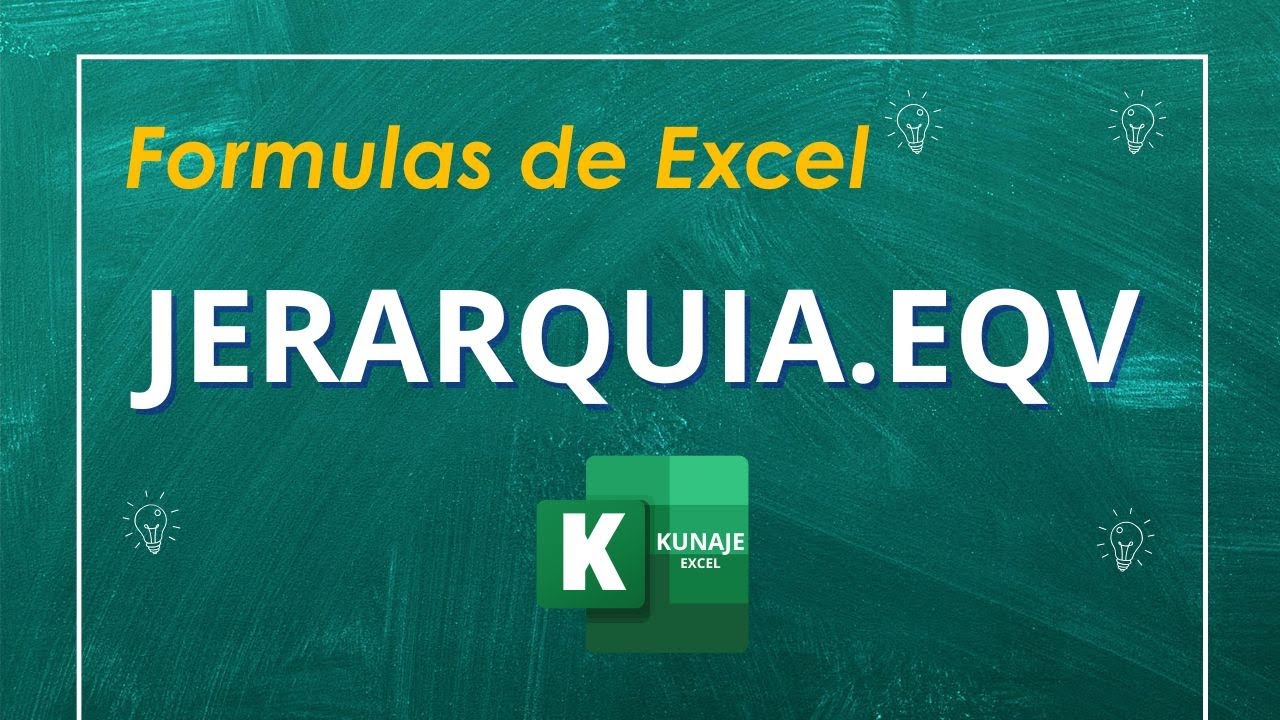 Cómo usar JERARQUIA.EQV en Excel para crear rankings automáticos y ordenar gráficas dinámicas