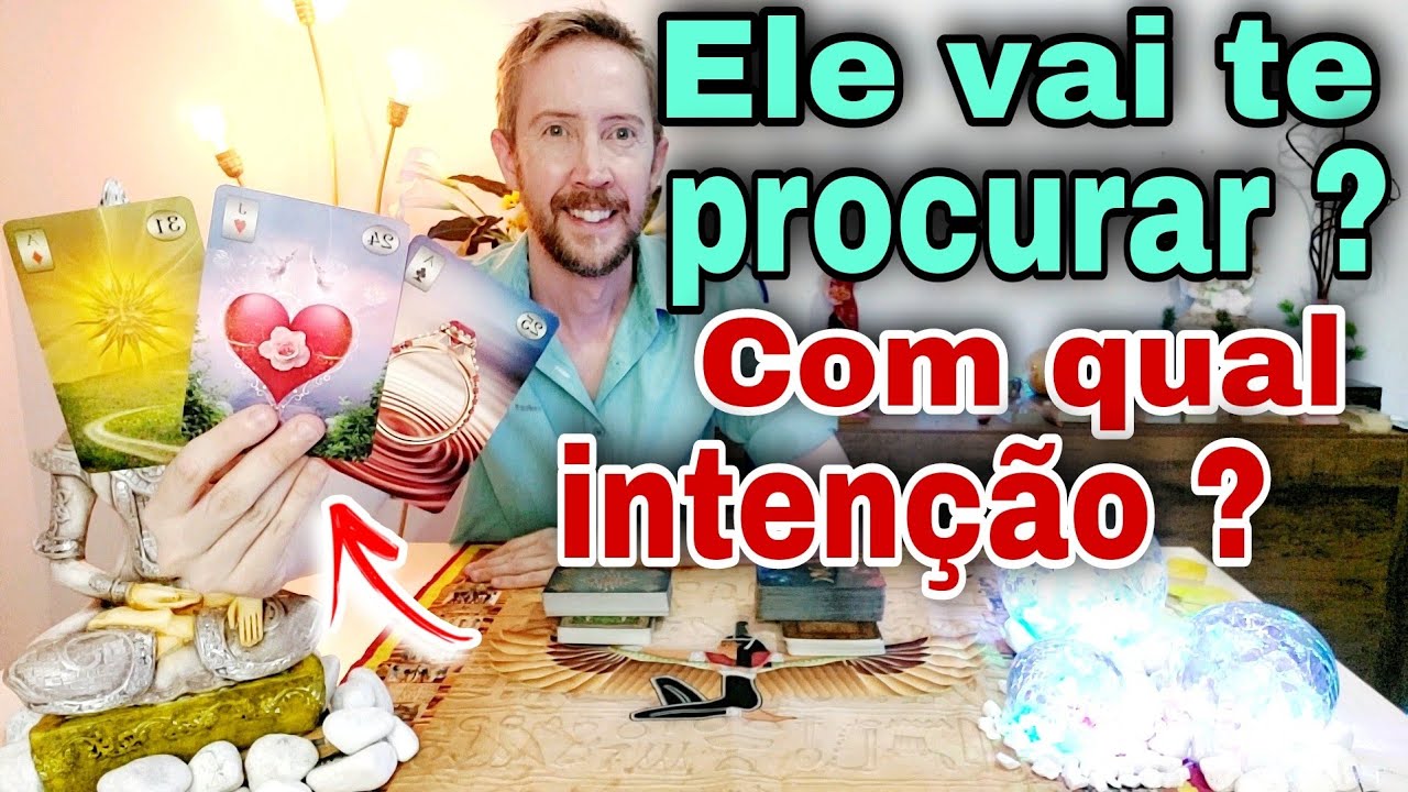Ele vai me procurar tarot ? Com qual intenção ?#tarot,   Como ele está em relação a mim tarot ?